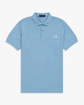 Polo Fred Perry Básico Azul Claro Para Hombre