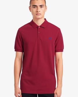 Polo Fred Perry Básico Rojo Para Hombre