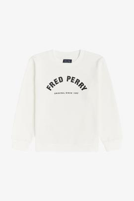 Sudadera Fred Perry Sportswear Crudo Para Niño