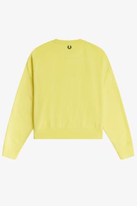 Sudadera Fred Perry Original 1952 Amarillo Para Mujer