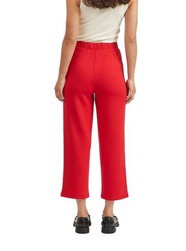 Pantalon Vila Visif Rojo para Mujer