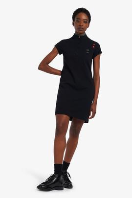 Vestido Fred Perry Amy Winehouse Negro Para Mujer