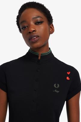 Vestido Fred Perry Amy Winehouse Negro Para Mujer