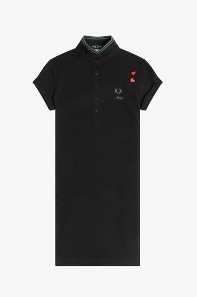 Vestido Fred Perry Amy Winehouse Negro Para Mujer