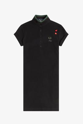 Vestido Fred Perry Amy Winehouse Negro Para Mujer