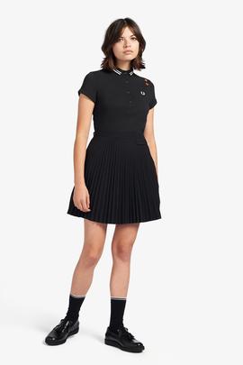 Polo Fred Perry Amy Winehouse Negro Para Mujer