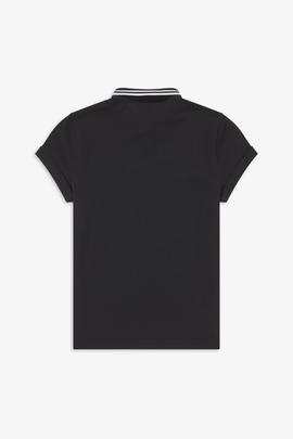 Polo Fred Perry Amy Winehouse Negro Para Mujer