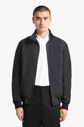 Cazadora Harrington Fred Perry Negra Para Hombre