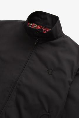 Cazadora Harrington Fred Perry Negra Para Hombre