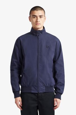 Cazadora Harrington Fred Perry Azul Marino Para Hombre