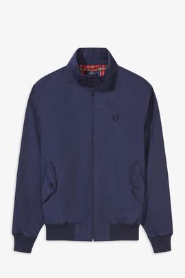 Cazadora Harrington Fred Perry Azul Marino Para Hombre