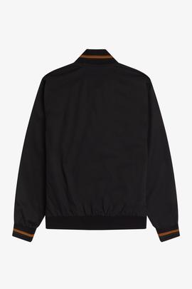 Cazadora Tipo Bómber Fred Perry Negro Para Hombre