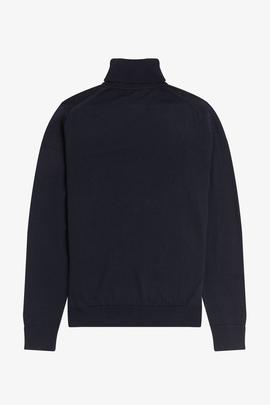 Jersey Fred Perry Cuello Cisne Marino Para Hombre