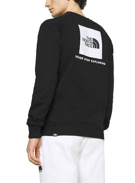 Sudadera The North Face Redbox Crew Negro Hombre