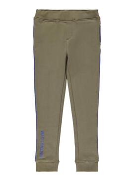 Pantalon Chandal Name It Laspain Verde Para Niño