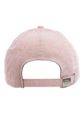 Gorra Tommy Hilfiger Chambray BB Rosa Mujer