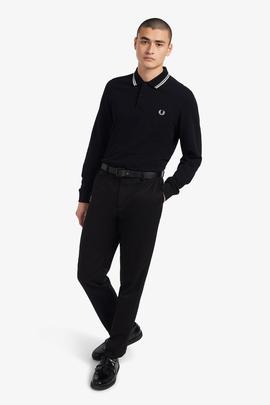 Polo Fred Perry Icónico Negro Para Hombre