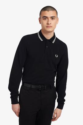 Polo Fred Perry Icónico Negro Para Hombre