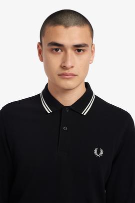 Polo Fred Perry Icónico Negro Para Hombre