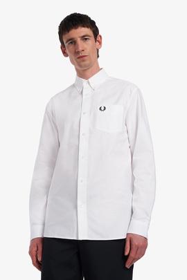 Camisa de Vestir Blanca Fred Perry Para Hombre