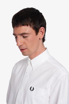 Camisa de Vestir Blanca Fred Perry Para Hombre