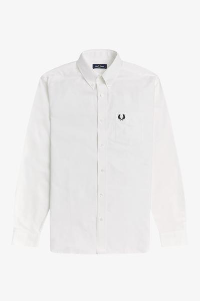Camisa de Vestir Blanca Fred Perry Para Hombre