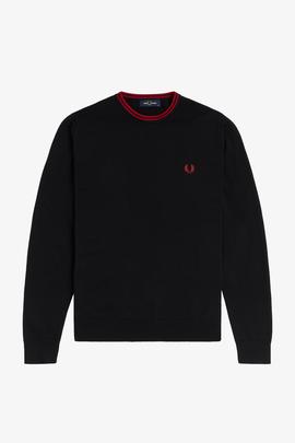 Jersey Fred Perry De Lana Clásico Para Hombre