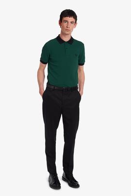 Polo Verde de Hombre Fred Perry Básico