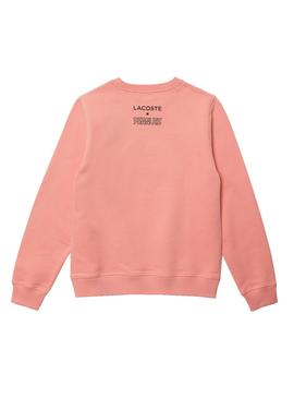 Sudadera Lacoste Peanuts Rosa Mujer y Hombre