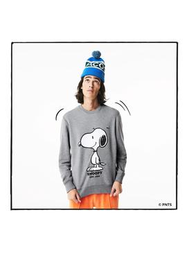 Sudadera Lacoste x Penauts Gris Mujer y Hombre