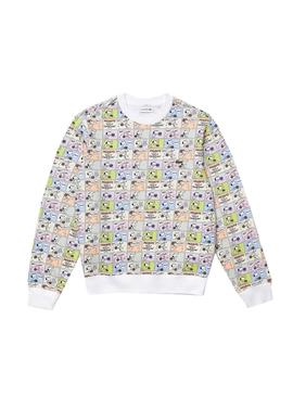 Sudadera Lacoste x Penauts Comic Mujer y Hombre