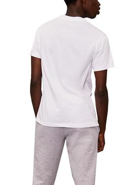 Camiseta Lacoste Novak Djokovic Blanco para Hombre