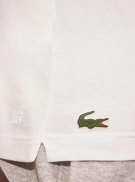 Camiseta Lacoste Novak Djokovic Blanco para Hombre