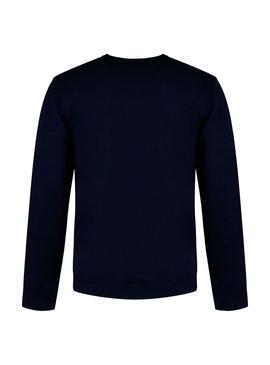 Sudadera Lacoste Logo Azul Marino para Hombre