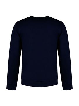 Sudadera Lacoste Logo Azul Marino para Hombre