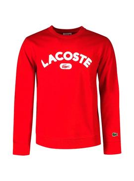 Sudadera Lacoste Logo Rojo para Hombre