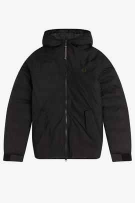 Cazadora Acolchada Impermeable Fred Perry Negro Para Hombre