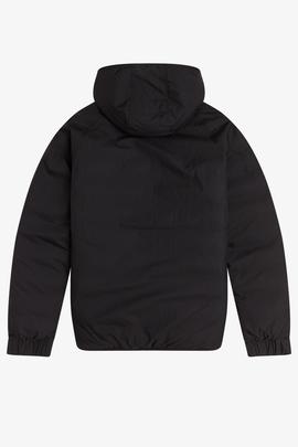 Cazadora Acolchada Impermeable Fred Perry Negro Para Hombre