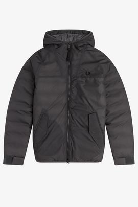 Cazadora Impermeable Acolchada Gris Fred Perry Para Hombre