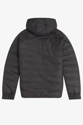 Cazadora Impermeable Acolchada Gris Fred Perry Para Hombre