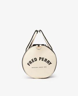 Bolso de Mano Fred Perry Negro Para Hombre