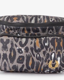 Riñonera Estampada Fred Perry Leopardo Para Hombre