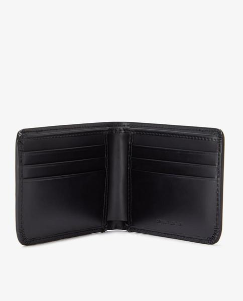 Cartera De Piel Fred Perry Negra