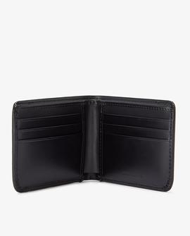 Cartera De Piel Fred Perry Negra Para Hombre