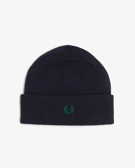 Gorro Con Listas Bicolor Fred Perry Azul Marino Para Hombre