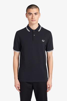 Polo Básico Azul Marino Icónico Fred Perry Hombre