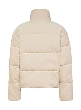 Cazadora Tommy Jeans Pana Beige para Mujer