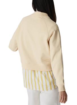 Sudadera Lacoste Live Beige Para Mujer