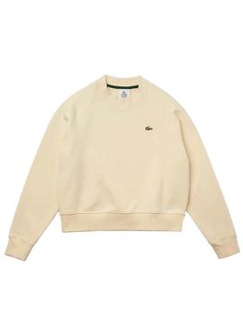 Sudadera Lacoste Live Beige Para Mujer