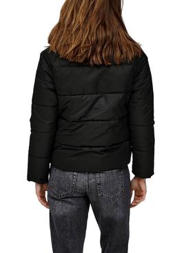 Chaqueta Only Newjune Short Acolchada Negro Mujer